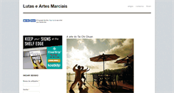 Desktop Screenshot of lutasartesmarciais.com